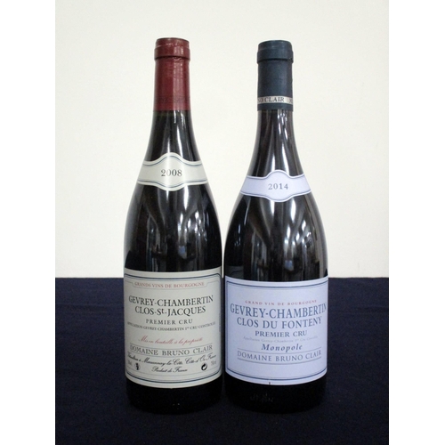 124 - 1 bt Gevrey-Chambertin 1er Cru Clos St-Jacques 2008 Bruno Clair hf/i.n 1 bt Gevrey-Chambertin 1er Cr... 