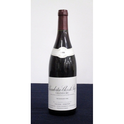 127 - 1 bt Chambertin-Clos de Beze Grand Cru 2008 Frédéric Esmonin hf, sl ntl