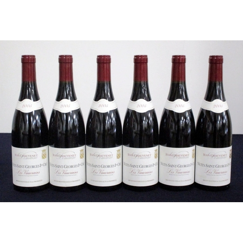 128 - 6 bts Nuits-St-Georges 1er Cru Les Vaucrains 2005 oc Dom Jean Chauvenet i.n