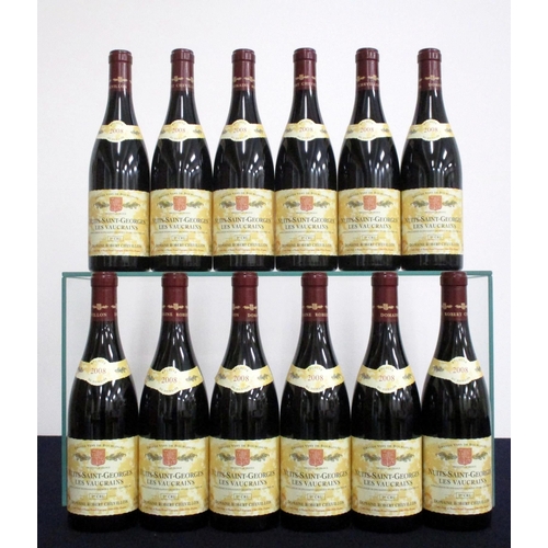 131 - 12  bts Nuits-Saint-Georges, 1er Cru, Les Vaucrains 2008 oc Dom Robert Chevillon hf