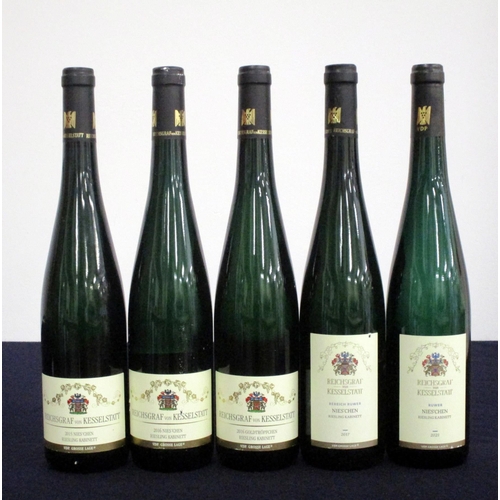 184 - 1 bt Reichsgraf Von Kesselstaatt Nies'chen Riesling Kabinett 2015 Mosel 1 bt Reichsgraf Von Kesselst... 