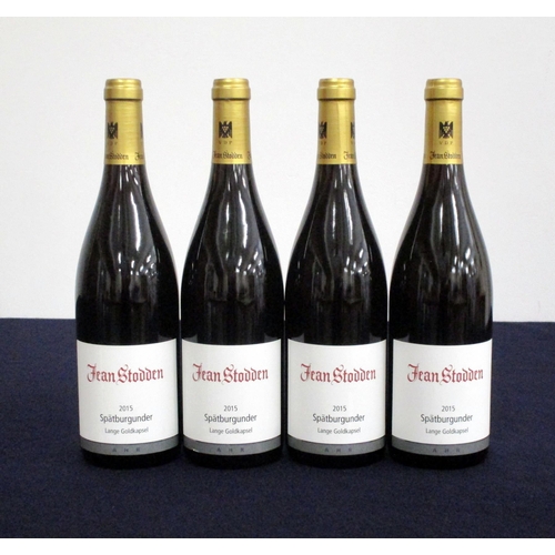 185 - 4 bts Spätburgunder Langhe Goldkapsel Ahr-Unfiltriert 2015 Jean Stodden