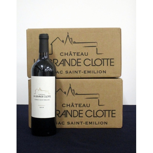 250 - v 12 bts Ch. La Grande Clotte 2018 oc (2 x 6) Lussac St Émilion