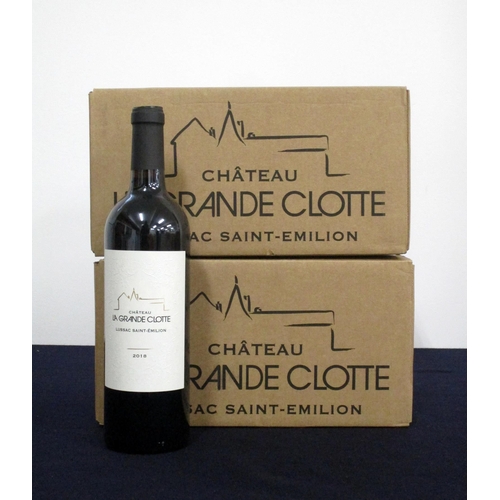 251 - v 12 bts Ch. La Grande Clotte 2018 oc (2 x 6) Lussac St Émilion