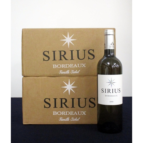 256 - v 12 bts Sirius Bordeaux Blanc 2019 oc (2 x 6) Famille Sichel