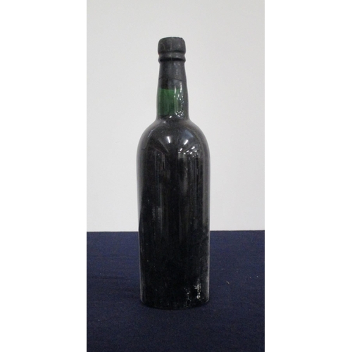 279 - 1 bt Grahams 1960 Vintage Port base of neck, missing label, ID from Embossed wax capsule