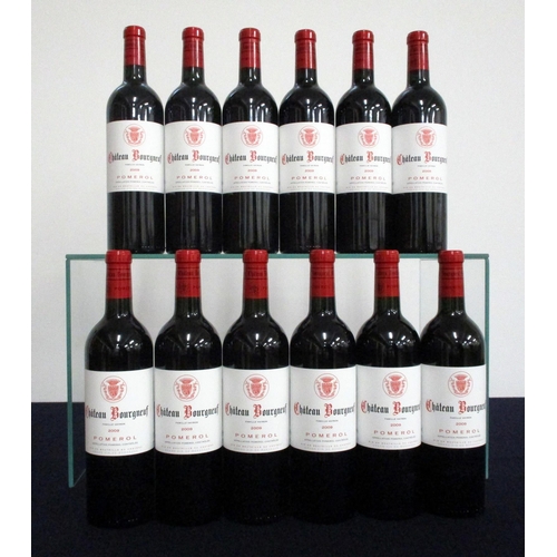 297 - 12 bts Ch. Bourgneuf 2009 owc Pomerol i.n