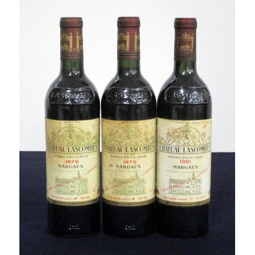 303 - 2 bts Ch. Lascombes 1979 Margaux Grand Cru Classé i.n, stl 1 bt Ch. Lascombes 1981 Margaux Grand Cru... 