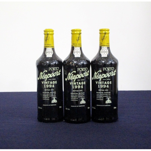 328 - 3 bts Niepoort 1994 Vintage Port