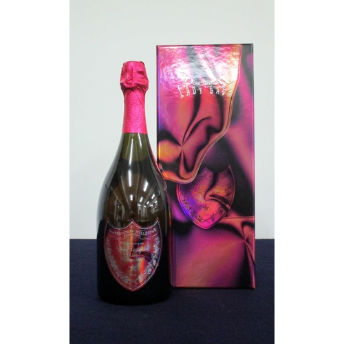 333 - 1 bt Dom Pérignon Brut Rosé Lady Gaga Collaboration 2006 in presentation case