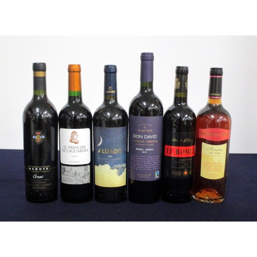 353 - 1 bt Hardy's Crest Shiraz 2006 S. E. Australia i.n 1 bt El Principe de Laguardia Tempranillo 2018 Na... 