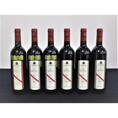 355 - 1 bt D'Arenberg The Ironstone Pressings, Grenache, Shiraz, Mourvedre 1998 McLaren Vale i.n 2 bts D'A... 