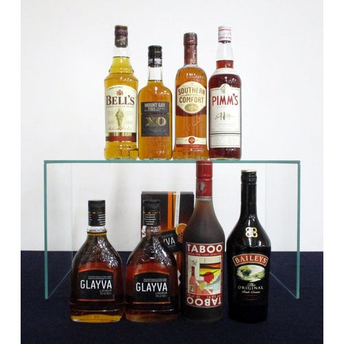 356 - 1 70-cl bt Bells Original Blended Scotch Whisky 40% 1 37.5 cl bt Mount Gay XO Reserve Cask Rum 43% 1... 