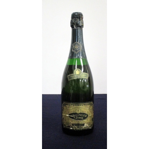 379 - 1 bt Bollinger R.D. Extra Brut Champagne 1976 disgorged 1987 19mm below foil, vsl cdl, foil vsl crus... 