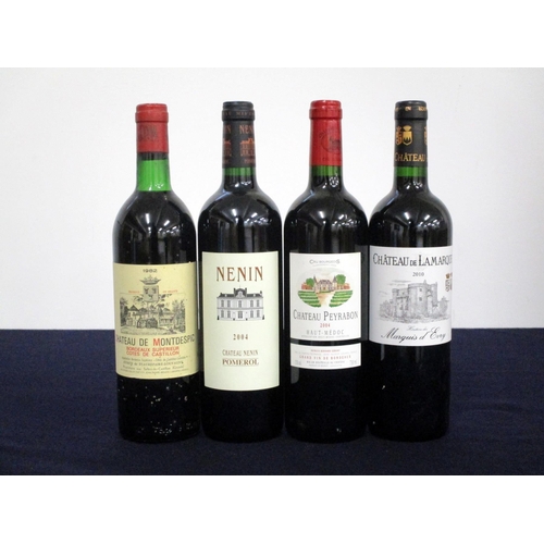 411 - 1 bt Ch. de Montdespic 1982  Côtes de Castillon ts, vsl bs 1 bt Ch. Nenin 2004 Pomerol i.n 1 bt Ch. ... 