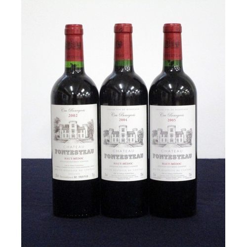 416 - 1 bt Ch. Fontesteau Cru Bourgeois Haut-Médoc 2002  owc (3 bt) i.n 1 bt Ch. Fontesteau Cru Bourgeois ... 