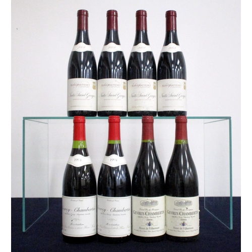 419 - 2 bts Gevrey-Chambertin 1994 Jean-Louis Quinson  i.n, ts, sl bs 2 bts Gevrey-Chambertin 2004 Henri d... 