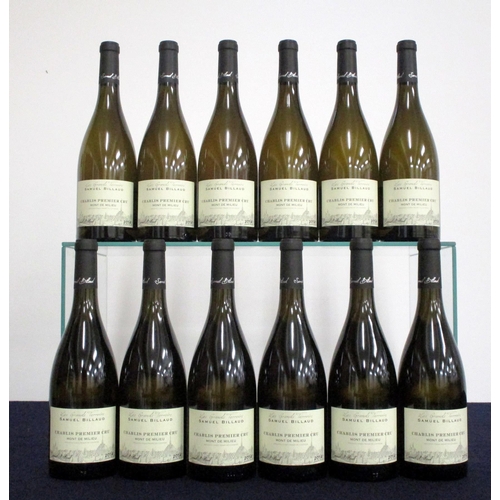 425 - 12 bts Chablis Premier Cru Mont de Milieu 2014 oc Samuel Billaud