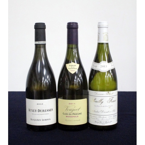 427 - 1 bt Auxey-Duresses 2010 Benjamin Leroux 1 bt Vougeot Clos du Prieuré Monopole 2011 Dom de la  Vouge... 