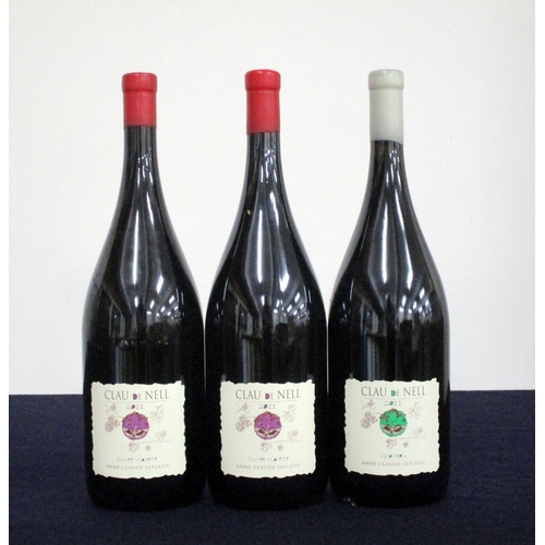 446 - 2 magnums Clau de Nell, Cuvée Violette 2011 oc  (3 mag) Anne Claude Leflaive 1 magnum Clau de Nell G... 