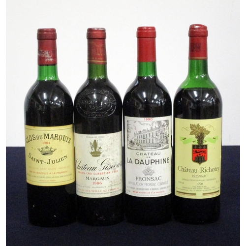 480 - 1 bt Clos du Marquis 1984 St-Julien ts, vsl stl 1 bt Ch. Giscours 1986 Margaux Grand Cru Classé ts d... 