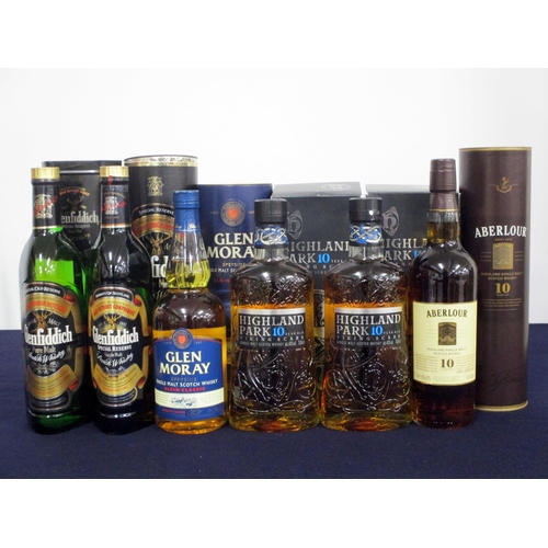 497 - 1 70-cl bt Glenfiddich Special Old Reserve Single Malt Scotch Whisky 40% original tin 1 70-cl bt Gle... 