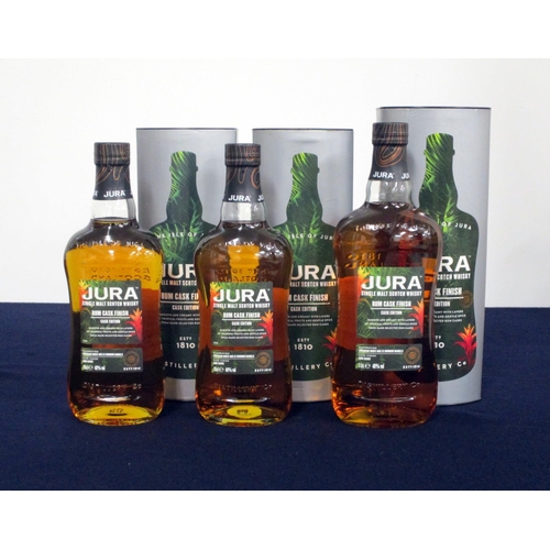 500 - 2 70-cl bts Jura Cask Edition Rum Cask Finish Single Malt Scotch Whisky 40% ind oc 1 litre bt Jura C... 