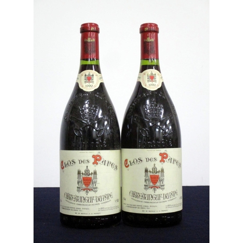 526 - 2 magnums Châteauneuf-du-Pape, Clos des Papes 1990 Paul Avril hf