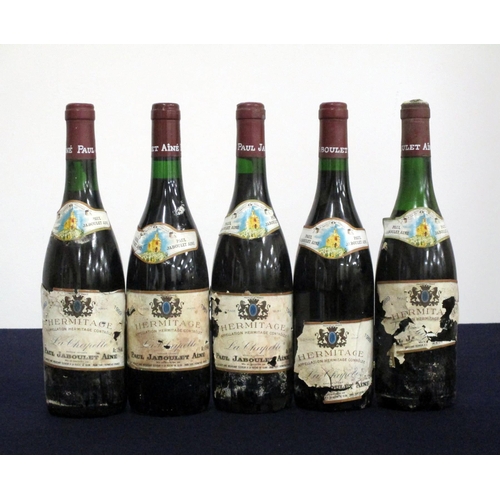 530 - 5 bts Hermitage La Chapelle 1989 PJA, 4 us, l ls, bs, cdl, re-attached labels, 1 sign of seepage and... 