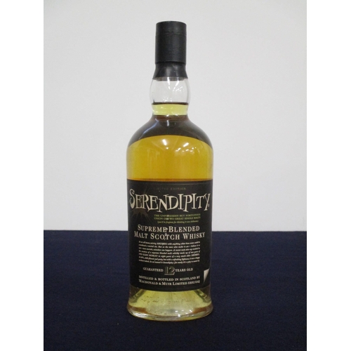 743 - 1 70-cl Serendipity Supreme Blended Malt Scotch Whisky (Glen Moray 1992 & Ardbeg) Guaranteed 12YO 40... 