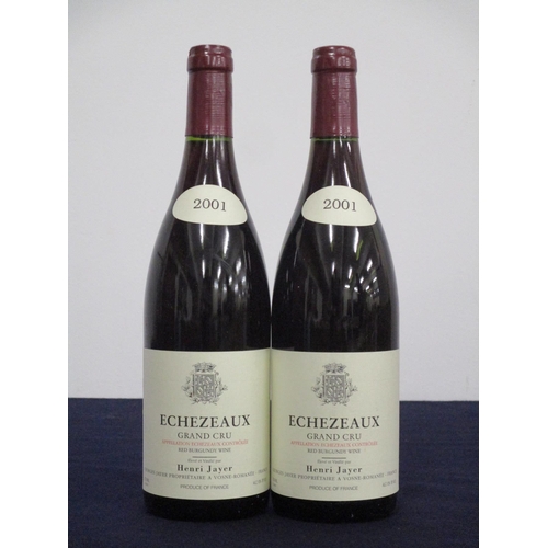 797 - 2 bts Echezeaux Grand Cru 2001 Élevé et Vinifié par Henri Jayer .from the vines of Georges Jayer  hf... 