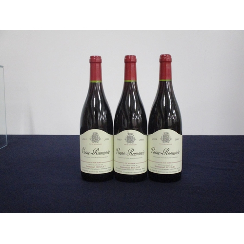 801 - 3 bts Vosne-Romanée 1er Cru 2001  Emmanuel Rouget  hf/i.n