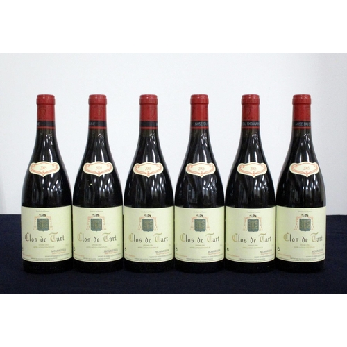 97 - 6 bts Clos de Tart Grand Cru 2005 owc Mommessin 1 vts, 5 ts