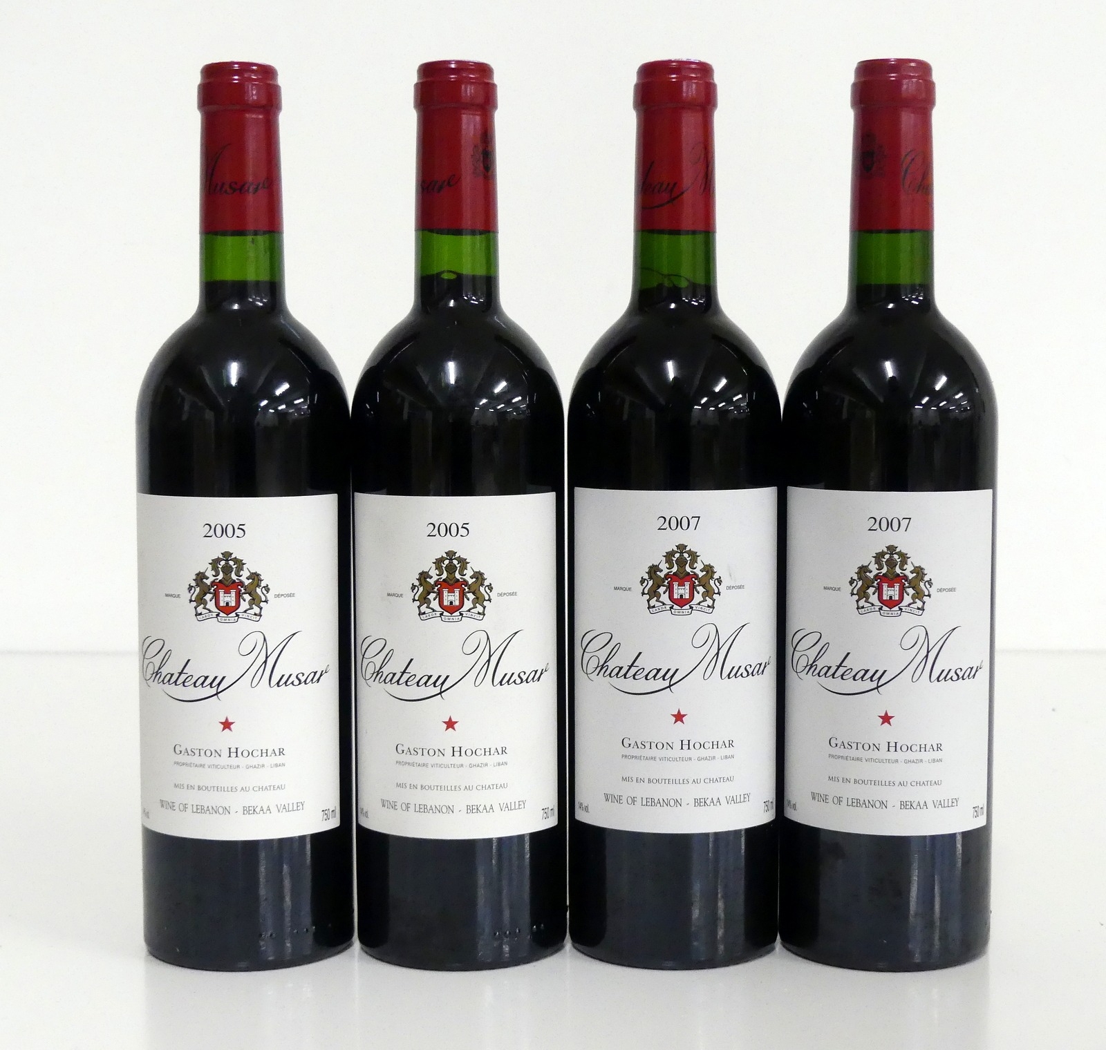 2 bts Ch. Musar 2005 Gaston Hochar Bekaa Valley i.n 2 bts Ch. Musar ...