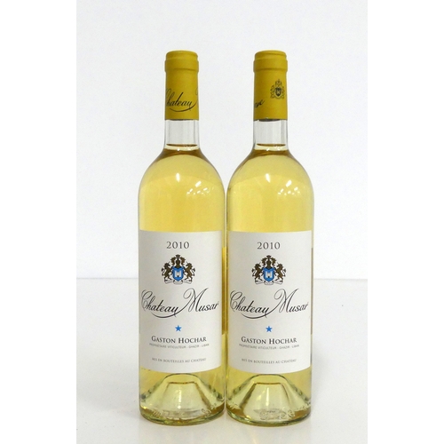 134 - 2 bts Ch. Musar (Blanc) 2010  Gaston Hochar Bekaa Valley  i.n