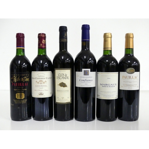 482 - 1 bt The Societys Celebration 1990 Pauillac Doms Barons de Rothschild (Lafite) vts 1 bt Ch. des Comb... 