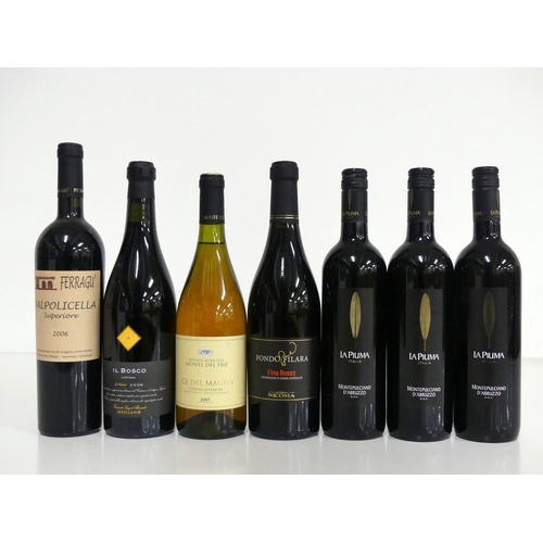 569 - 1 bt Ferragu Valpolicella Superiore 2006 i.n 1 bt Manzano Il Bosco Syrah Cortona 2006 vts 1 bt Monte... 