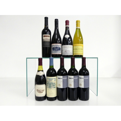 580 - 1 bt Jade Mountain Les Jumeaux Red Table Wine 1991 ls 1 bt Peachy Canyon Winery Bin 107 Zinfandel 19... 