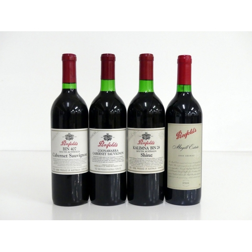 595 - 1 bt Penfolds Bin 407 Cabernet Sauvignon 1993 i.n 1 bt Penfolds Cabernet Sauvignon 1990 Coonawarra i... 