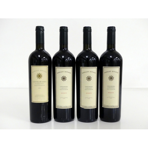 598 - 1 bt Penley Estate Cabernet Sauvignon 1993 Coonawarra 3 bts Penley Estate Cabernet Sauvignon Reserve... 