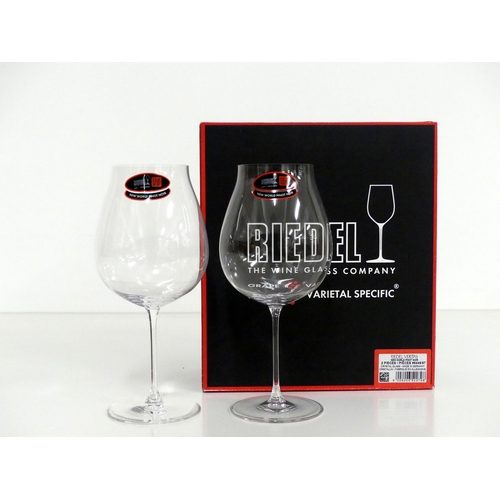 10 - 2 Riedel Veritas New World Pinot Noir Glasses oc