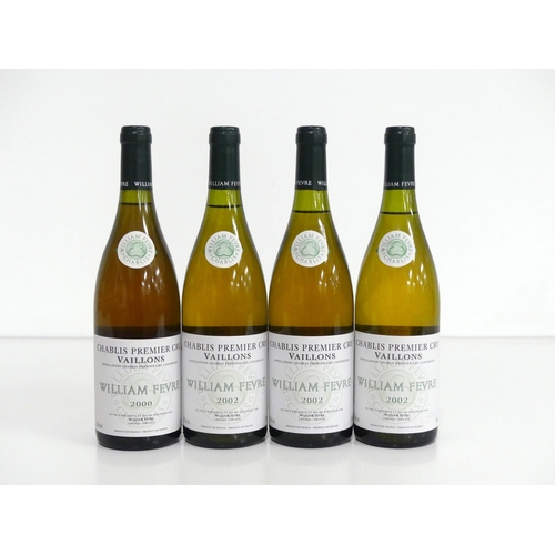 22 - 1 bt Chablis 1er Cru Vaillons 2000 William Fevre vts 3 bts Chablis 1er Cru Vaillons 2002 William Fev... 