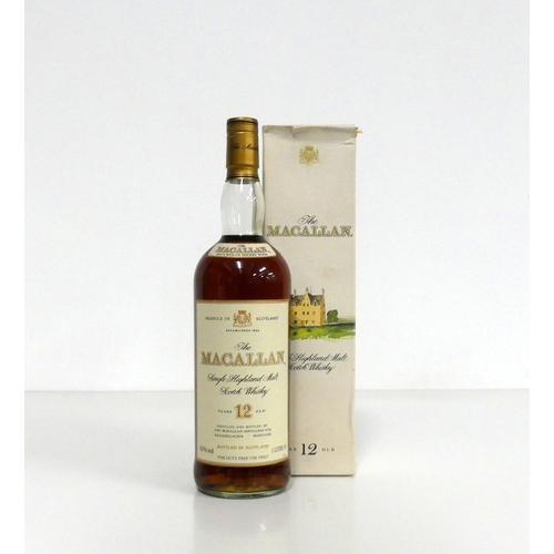 541 - 1 litre bt Macallan 12YO Single Highland Malt Scotch Whisky matured in Sherry Wood 43% oc