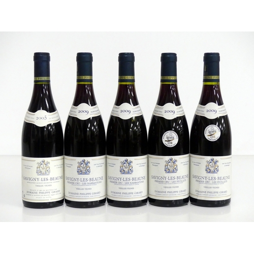 667 - 1 bt Savigny-Les-Beaune V.V. 2005 Dom Philippe Girard hf 2 bts Savigny-Les-Beaune 1er Cru Les Narban... 