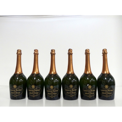 150 - 6 magnums Laurent Perrier Cuvée Grand Siécle NV oc, 1 magnum signs of historical seepage & sl ullage... 