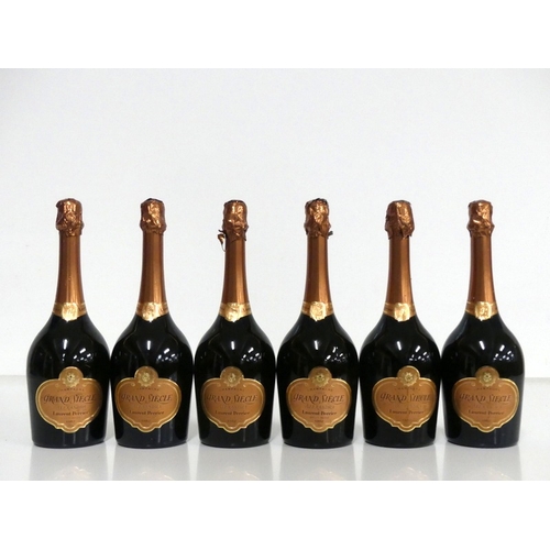 151 - 6 bts Laurent Perrier Grand Siécle Cuvée Alexandra Brut Rosé 1982 oc