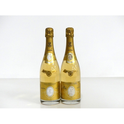 165 - 2 bts Louis Roederer Cristal Champagne 2009 sl cdl