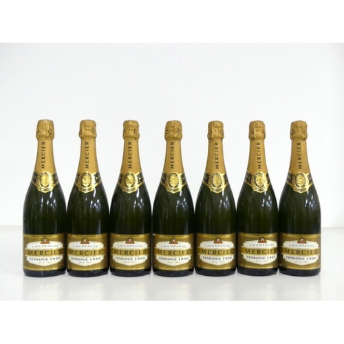 169 - 7 bts Mercier Brut Vendange 1990 sl bs