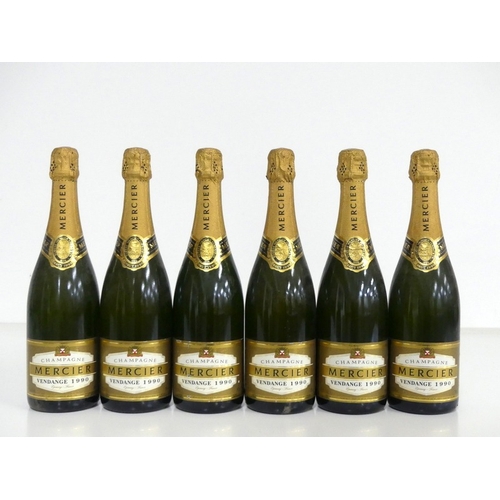 170 - 6 bts Mercier Brut Vendange 1990 sl bs