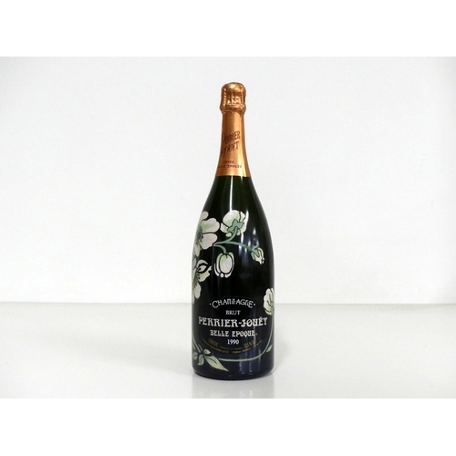 174 - 1 magnum Perrier-Jouët Belle Epoque Champagne 1990 vsl bs